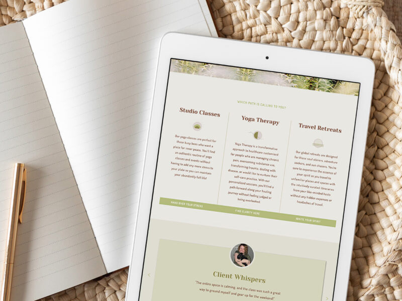 Showit Template Customization: AKA Semi-Custom Website