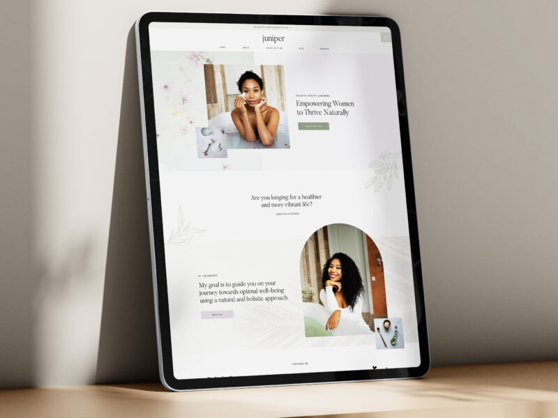 SEO and conversion-driven Showit website templates
