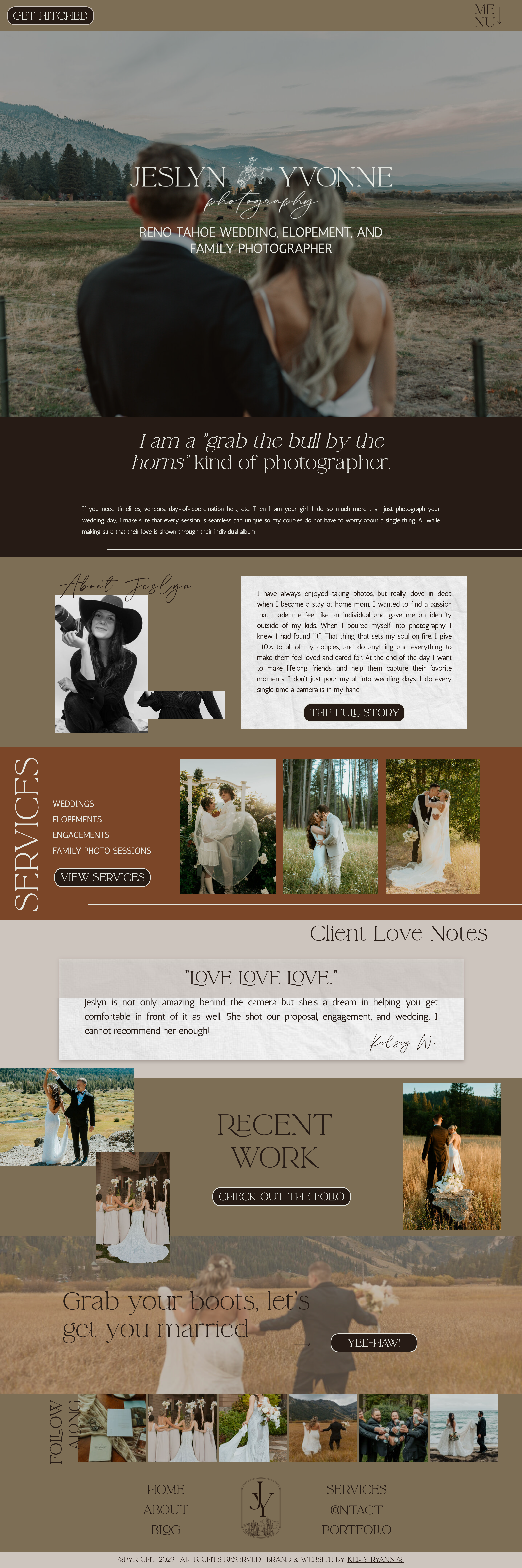 Weekly Special - Custom Showit Website Design