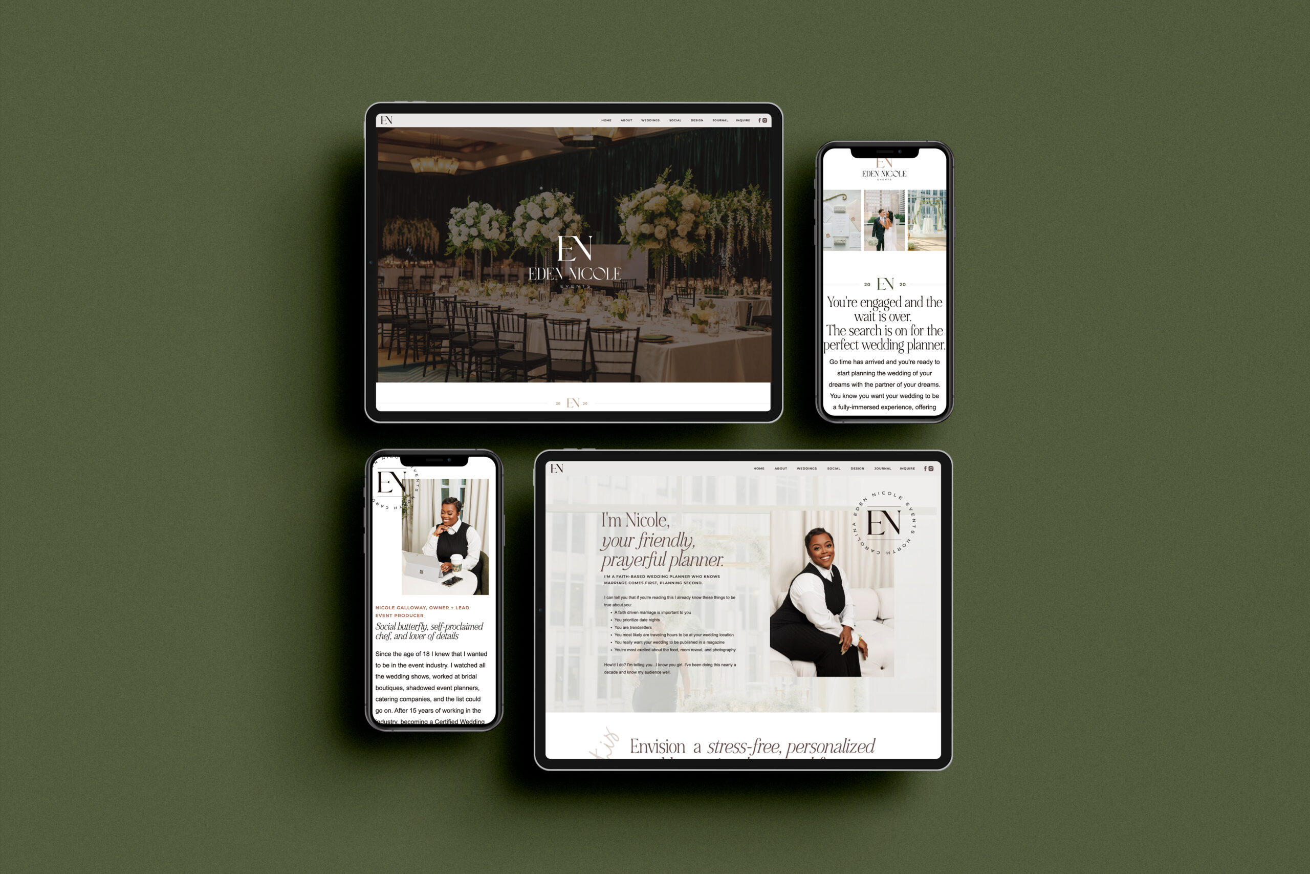 Custom Brand Identity and Showit Website w/ Copy