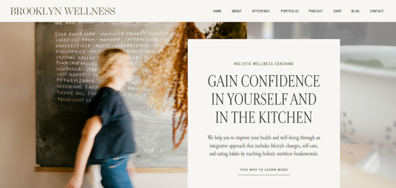 Versatile Showit template ideal for bloggers who need a flexible and customizable layout.