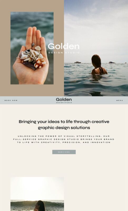 The Golden Showit Template