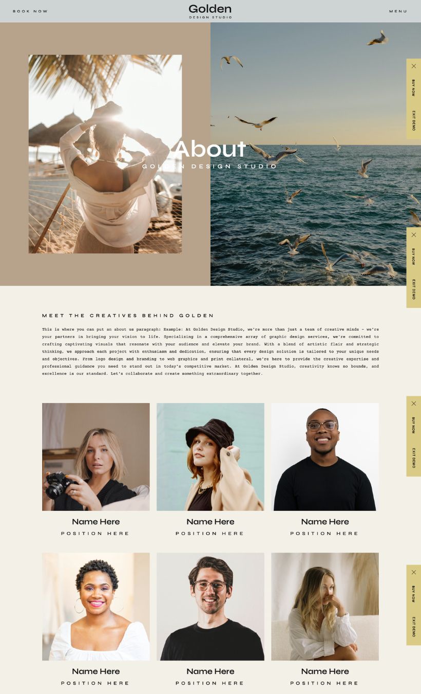 The Golden Showit Template - Image 4